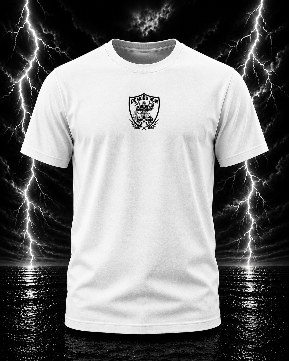 White Demons Row Signature T Shirt