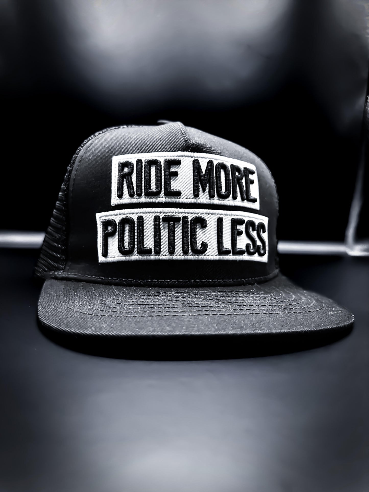Ride More Politic Less Snapback Hat