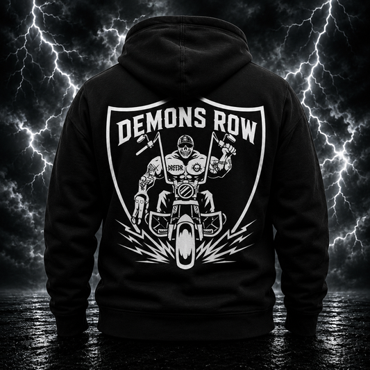 Black Demons Row Signature Hoodie