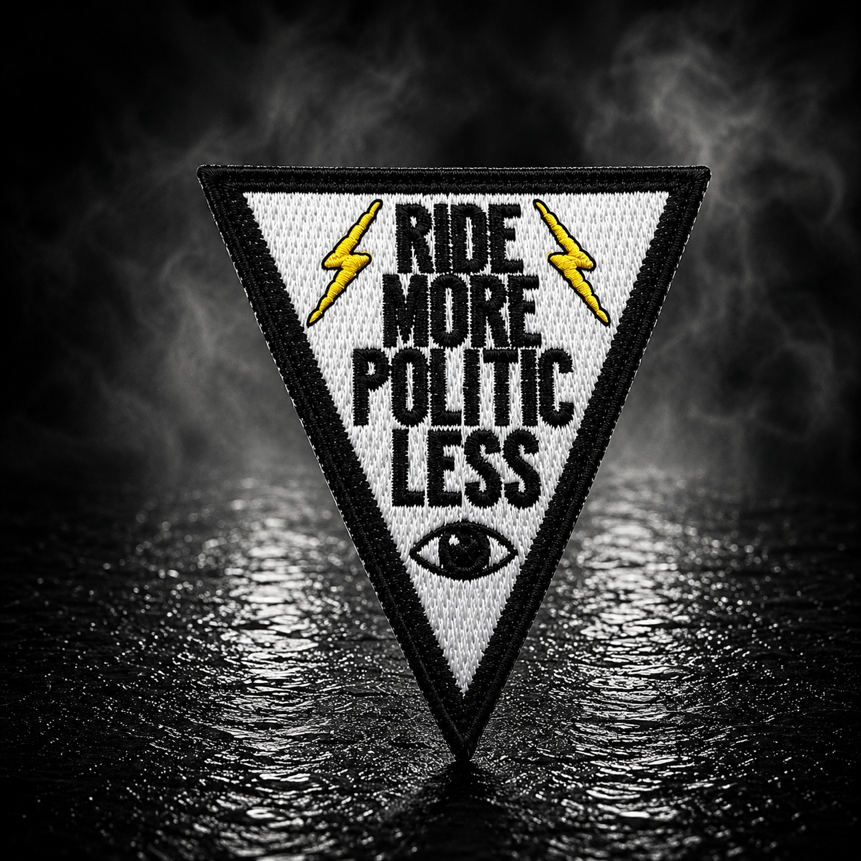 Ride More Politic Less Patch